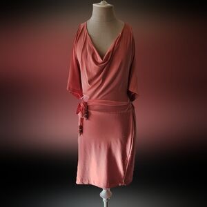 Cache Cold Shoulder Jersey Dress